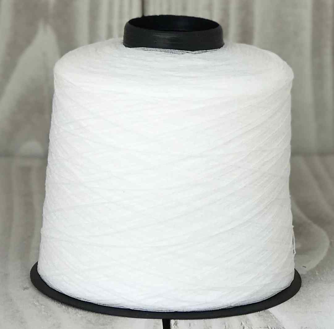 Set Up Elastic - white 250gm cones