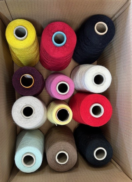 Offer box of small cones - size and colour of cones will vary