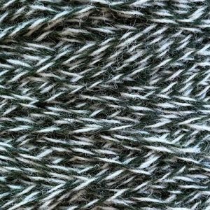 Green/White fleck - 100% wool - approx 500- 550 gms